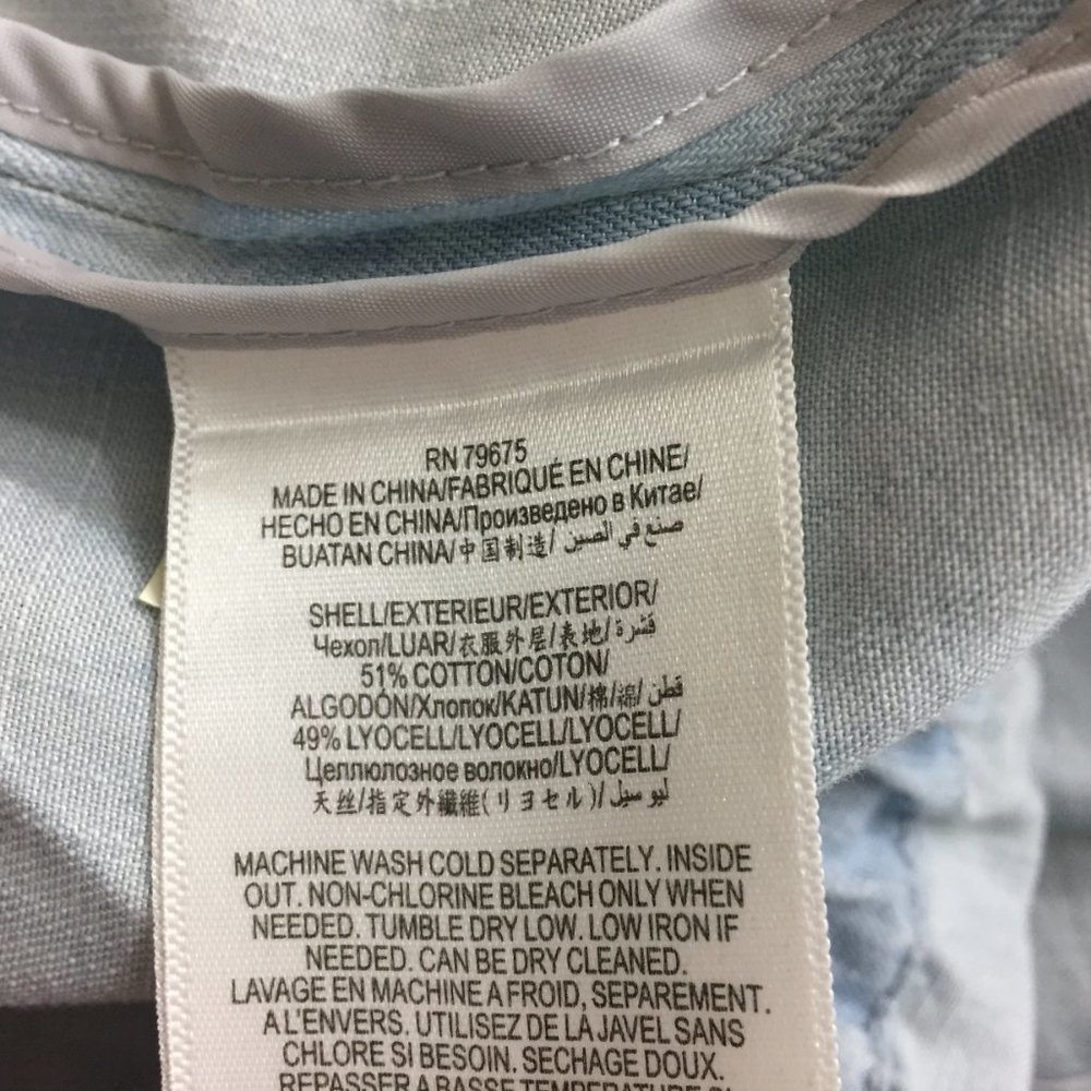 Bcbgeneration Light Blue/Wash Drawstring Waist & … - image 3